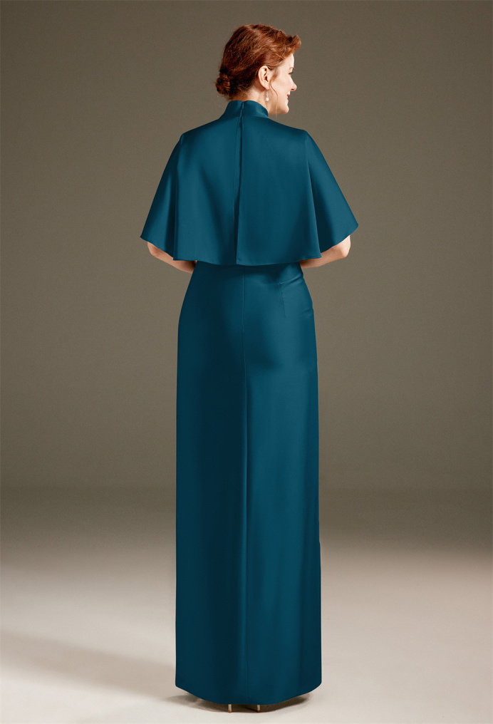 AW Luster Deep Lake  Mother of the Bride Dresses